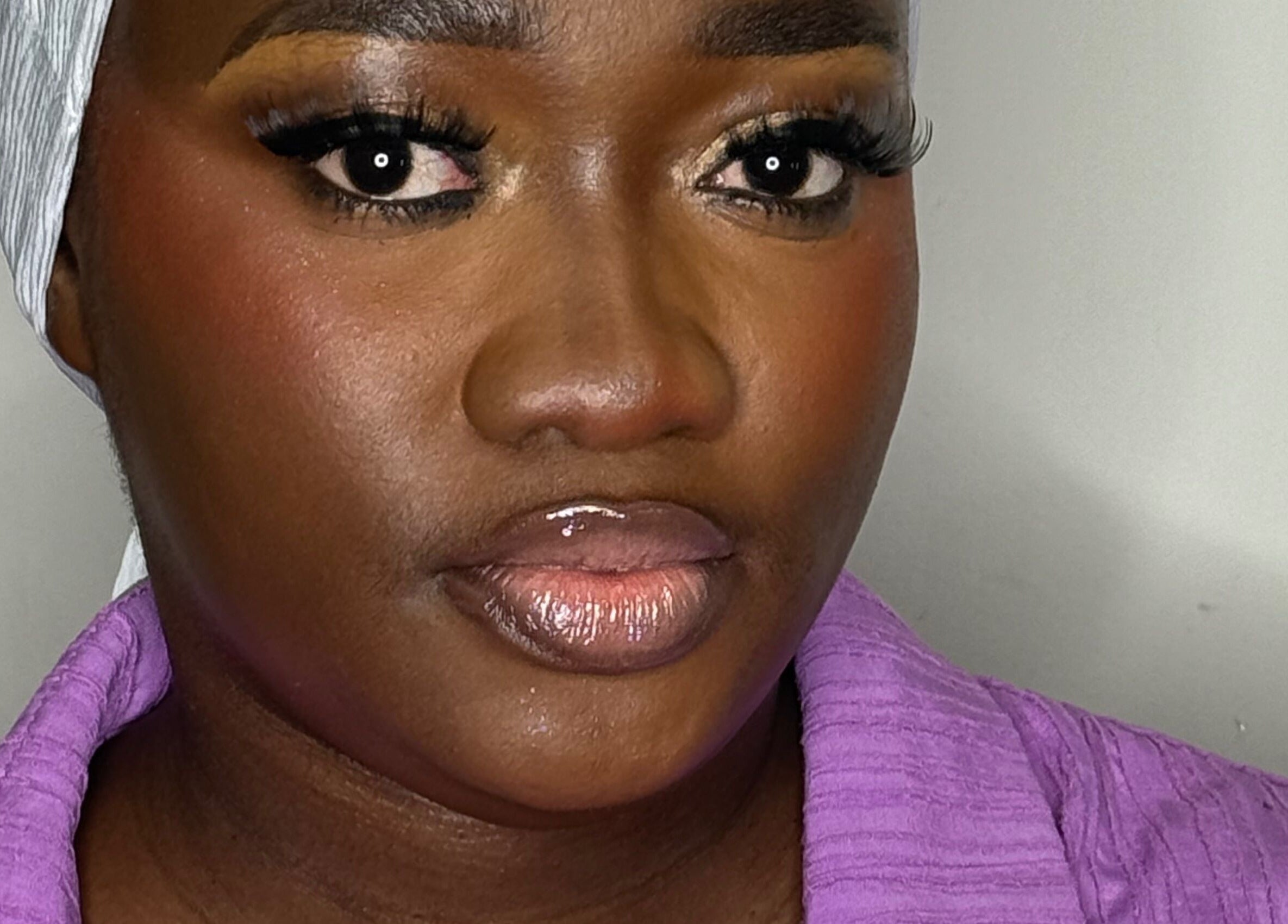 Elegant makeup at WETPARLOR in Lanham, Maryland, US showcasing flawless beauty.