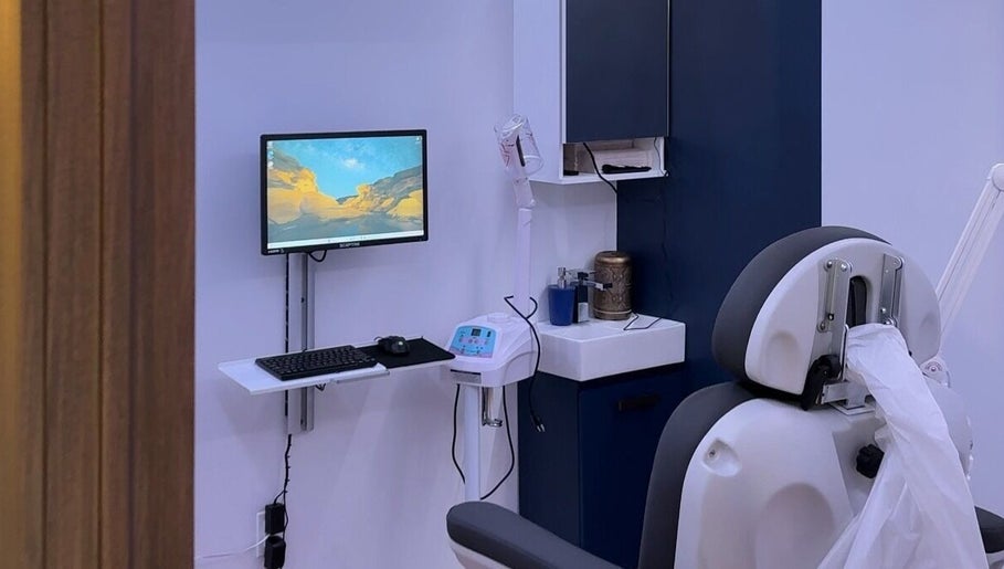 Modern electrolysis treatment room at Nios Spa Electrolysis Permanent Hair Removal Manhattan, New York, US.