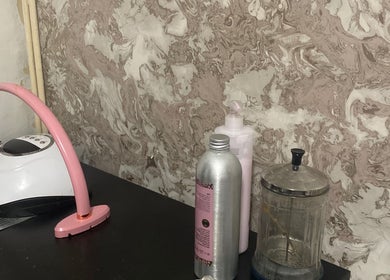 Nail Kouture's stylish manicure setup in Wolverhampton, England, GB with modern decor and equipment.