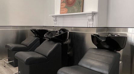 Stylish wash stations at Ocean Hair Salon Design, Melbourne, Victoria, AU.