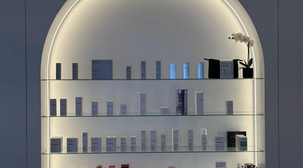 Elegant skincare display at Embreis Beauty in Auckland, Auckland, NZ featuring premium products and a modern design.