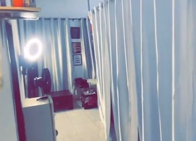 Bright, tranquil room at Everythingblessing Xaesthetic, Lekki, Lagos, NG, featuring elegant curtains and relaxing decor.