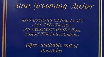 Sina Grooming Atelier in Winchester, England, GB offers £5 off all treatments for first-time customers in November.