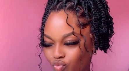 Chic twist hairstyle at Shearsblessinghairsalon in Bridgetown, Saint Michael, BB. Perfect for modern looks.
