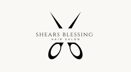 Logo of Shearsblessinghairsalon, Bridgetown, Saint Michael, BB, featuring a stylized scissor icon.
