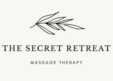 Elegant logo of The Secret Retreat, located in Longridge, England, GB, highlighting massage therapy.