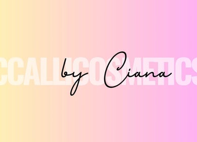 Ccallicosmetics logo with soft gradient background in Speightstown, Saint Peter, BB.