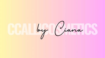 Ccallicosmetics logo with soft gradient background in Speightstown, Saint Peter, BB.