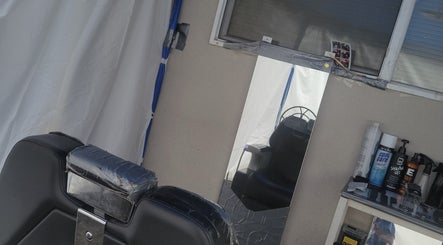 Modern salon chair and grooming products at BBblendz, Burnaby, British Columbia, CA.