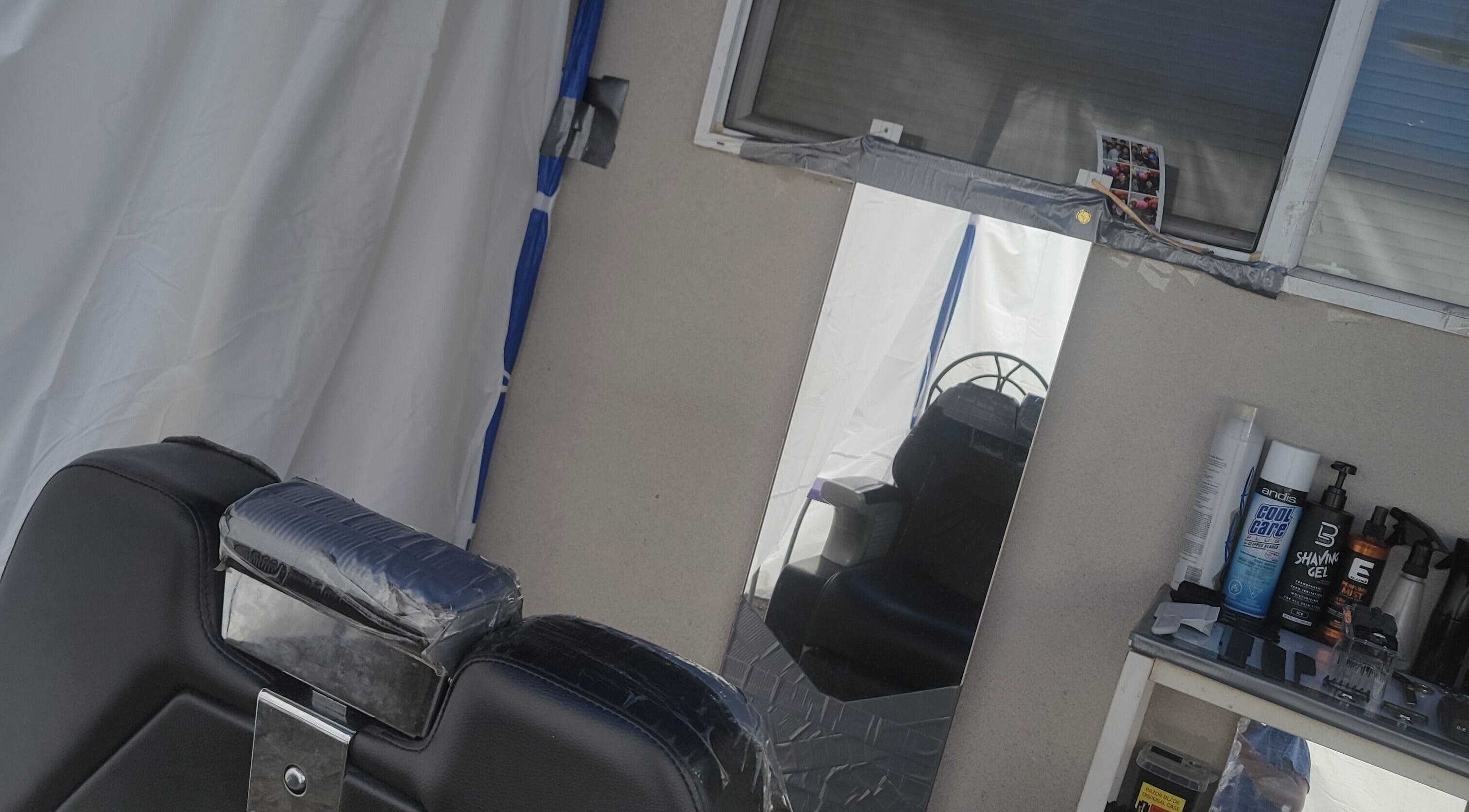 Modern salon chair and grooming products at BBblendz, Burnaby, British Columbia, CA.