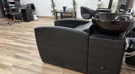 Modern salon station at The B.A. Beauty Co. in Rifle, Colorado, US offering luxury beauty treatments.