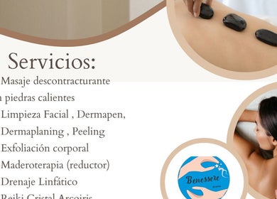 Relax with hot stone massage at Benessere Masajes, Rosario, Santa Fe, AR. Indulge in holistic treatments.