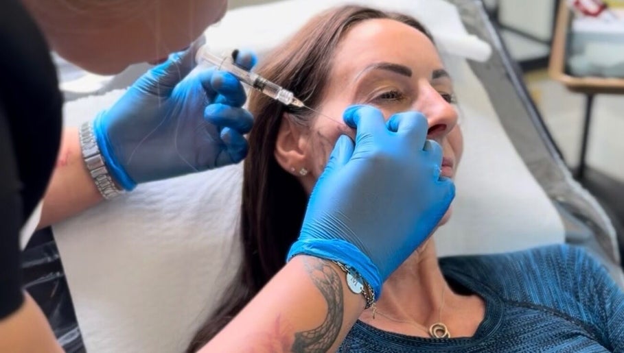 Botox procedure at Glow With Grace, Banbury, England, GB, showcasing expert care and precision.