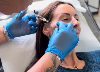 Botox procedure at Glow With Grace, Banbury, England, GB, showcasing expert care and precision.