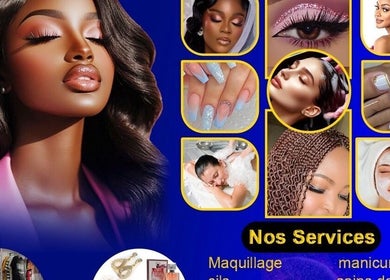 Services de beauté chez CHEBIBA à Thies, Région De Thies, SN: maquillage, manucure, soins du visage.