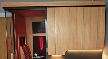 Relaxing sauna at Rockingham Forest Wellbeing, Corby, England. Perfect for wellness and relaxation.