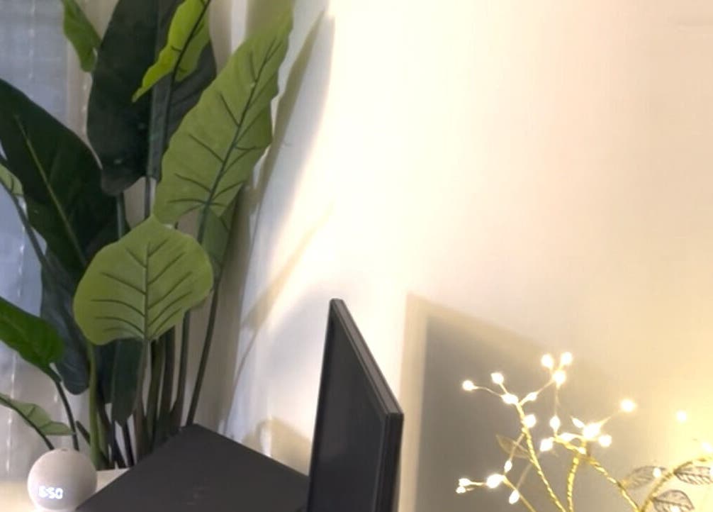 Cozy corner with plants and warm lighting at Gelpressed by Xan, Santo Domingo, Distrito Nacional, DO.