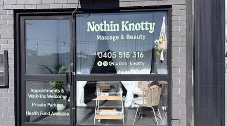 Front view of Nothin Knotty, a massage & beauty venue in Kogarah, New South Wales, AU, showcasing its entrance.
