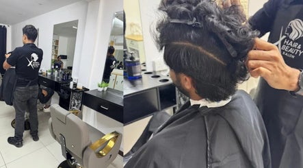 Hair stylist working at X Hair and Beauty Salon, Quatre Bornes, Plaines Wilhems District, MU.