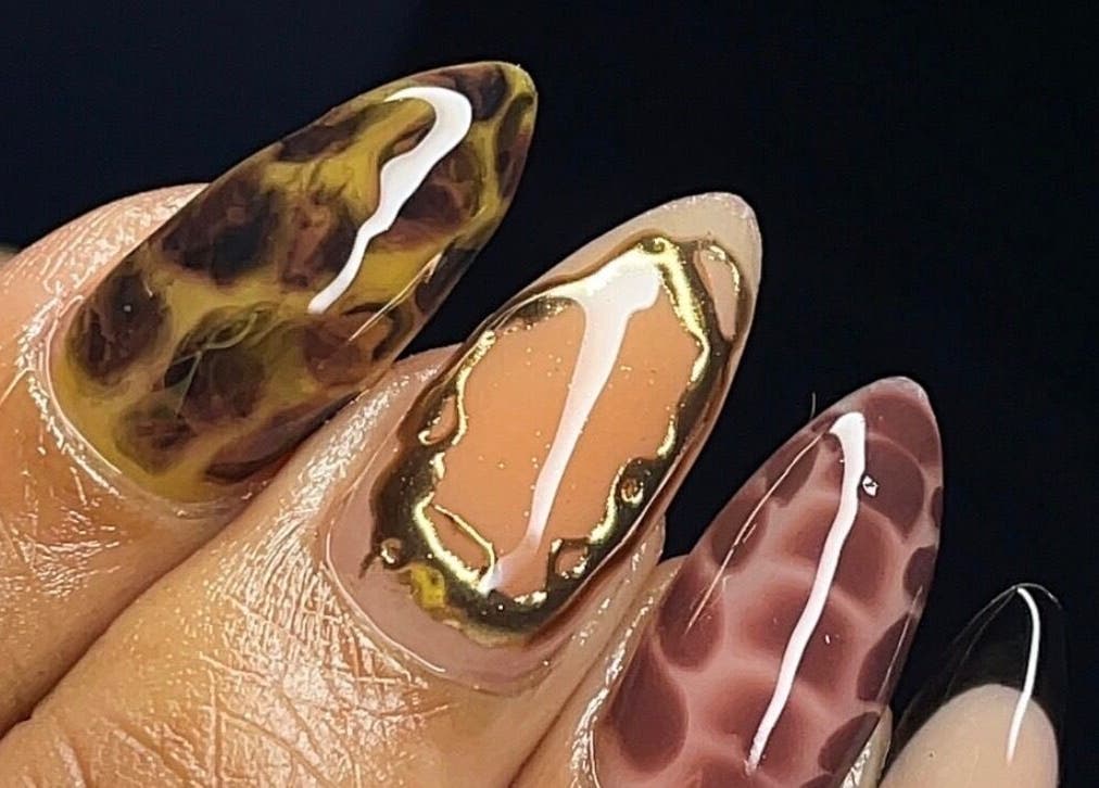 Intricate nail designs at Sets By Talia, Cape Town, Western Cape, ZA. Showcasing unique and artistic patterns.