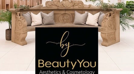 Beautiful wood bench with cushions at Beautyyou Aesthetic & Cosmetology, Waterford, County Waterford, IE.