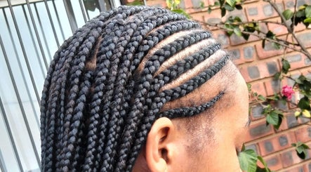 Intricate braids at 365days mobile hair& beauty in Kempton Park, Gauteng, ZA offering stylish hair solutions.