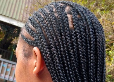 Intricate braids style at 8 Dunlin road terenure, Kempton Park, Gauteng, ZA.