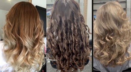 Diverse curled hairstyles at Sana's Haus of Hair, Bexley North, New South Wales, AU.