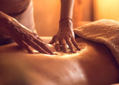 Relaxing massage at Boonya Spa Thai Massage Covent Garden, London, England, GB in calming ambiance.