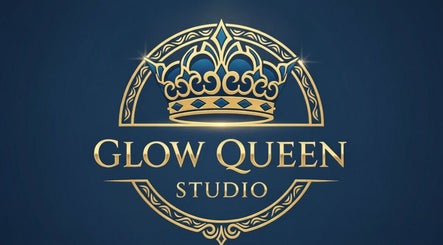 Logo of Glow Queen Studio in San Juan, San Juan-laventille Regional Corporation, TT, featuring a golden crown.