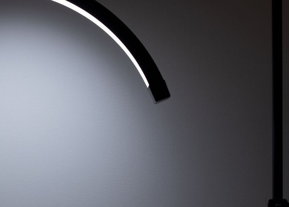 Sleek modern lamp at Forma Beauty, Sofia, Sofia City Province, BG, showcasing minimalist interior design.