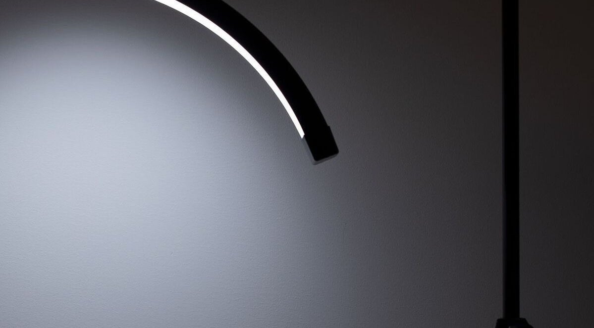 Sleek modern lamp at Forma Beauty, Sofia, Sofia City Province, BG, showcasing minimalist interior design.