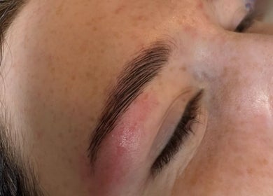 Flawless eyebrow treatment at sslashnbrow in Port Talbot, Wales, GB.