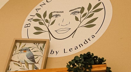 Balanced Beauty by Leandra logo with leaves in Fort Pierce, Florida, US.