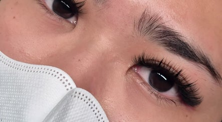 Close-up of elegant lashes at Rose Merah Lash Brow Studio, Nilai, Negeri Sembilan, MY.