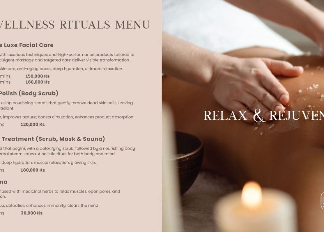 Experience luxury spa rituals at The Way Beauty & Wellness Spa in Taunggyi, Shan State, MM for ultimate rejuvenation.