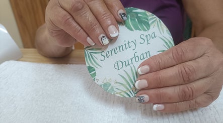 Elegant nail art at Serenity Spa Durban, featuring delicate designs, Durban, Kwazulu-natal, ZA.
