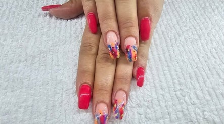 Vibrant nail art at Serenity Spa Durban, Durban, Kwazulu-natal, ZA.