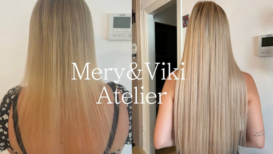 Transformative hair treatment at Mery&Viki Atelier in Manilva, Andalusia, ES. Stunning before-and-after beauty results.