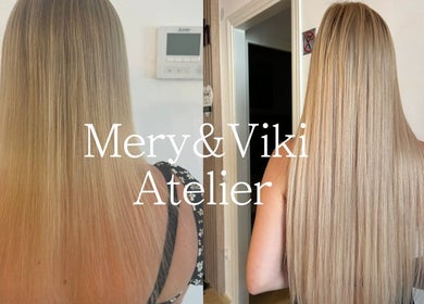 Transformative hair treatment at Mery&Viki Atelier in Manilva, Andalusia, ES. Stunning before-and-after beauty results.