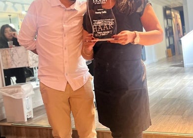 Personal de Glam Studio NYC con un premio destacado en Nueva York, Nueva York, US.