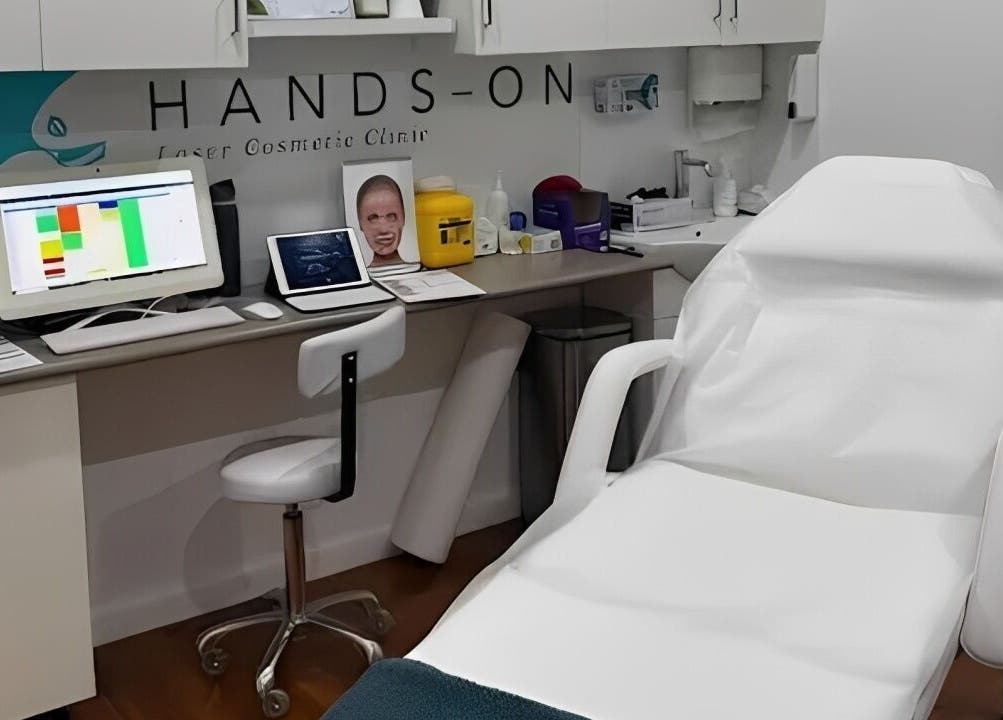 Modern treatment room at Hands-On Laser Cosmetic Clinic, Melbourne, Victoria, AU.
