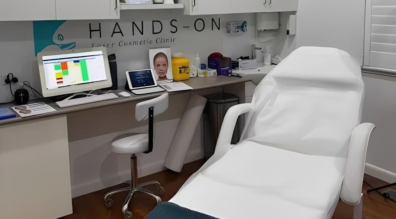 Modern treatment room at Hands-On Laser Cosmetic Clinic, Melbourne, Victoria, AU.