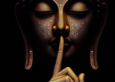 Imagem de Buda em meditação, refletindo a tranquilidade do espaço Tânia_massoterapeuta em Loures, PT.
