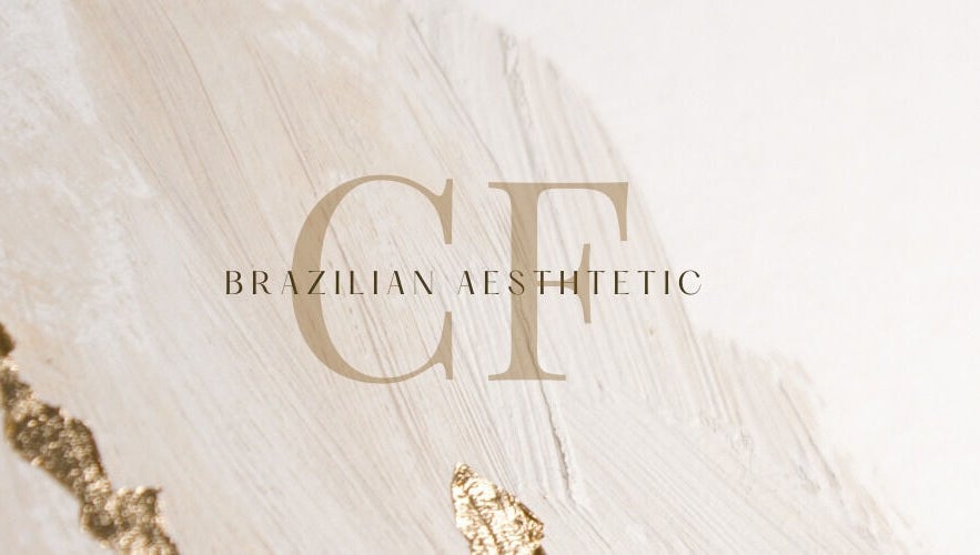 CF Brazilian Aesthetic logo with gold accents, located in Wolli Creek, New South Wales, AU.