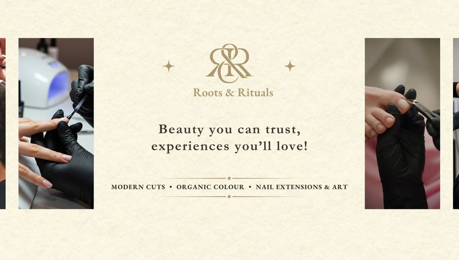 Elegant beauty services at Roots and Rituals, Mumbai, Maharashtra, IN, highlighting nail care and style.