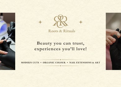 Elegant beauty services at Roots and Rituals, Mumbai, Maharashtra, IN, highlighting nail care and style.