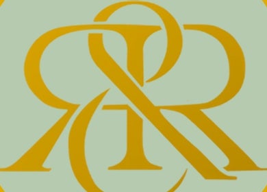 Roots and Rituals logo in gold on green backdrop, Mumbai, Maharashtra, IN.