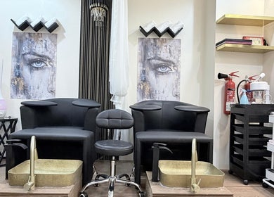 Pedicure chairs at Lemon Beauty Bluebells Women Salon, Abu Dhabi, AE offering relaxing beauty experiences.