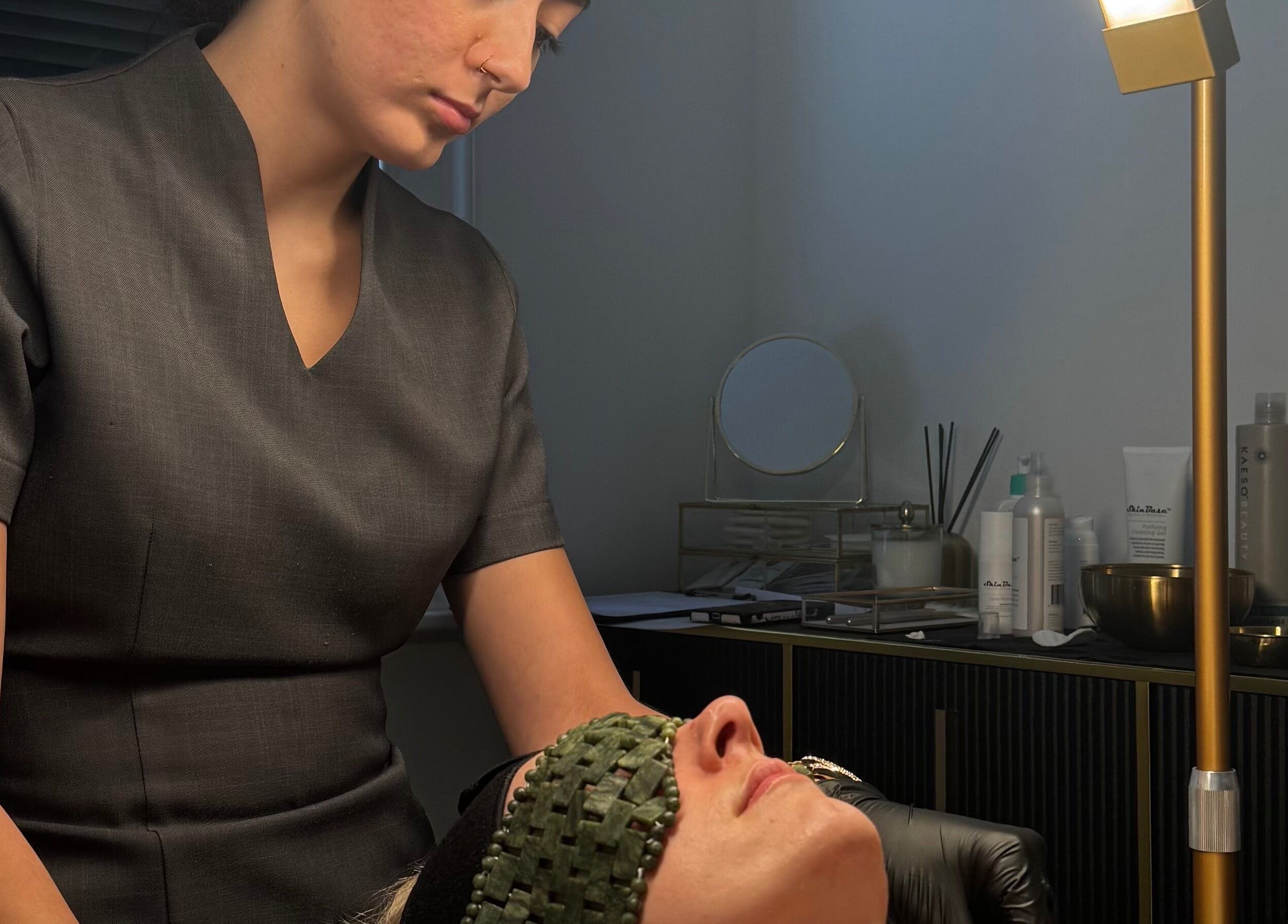 Professional facial at Ak Clinic, Wolverhampton, England, GB.